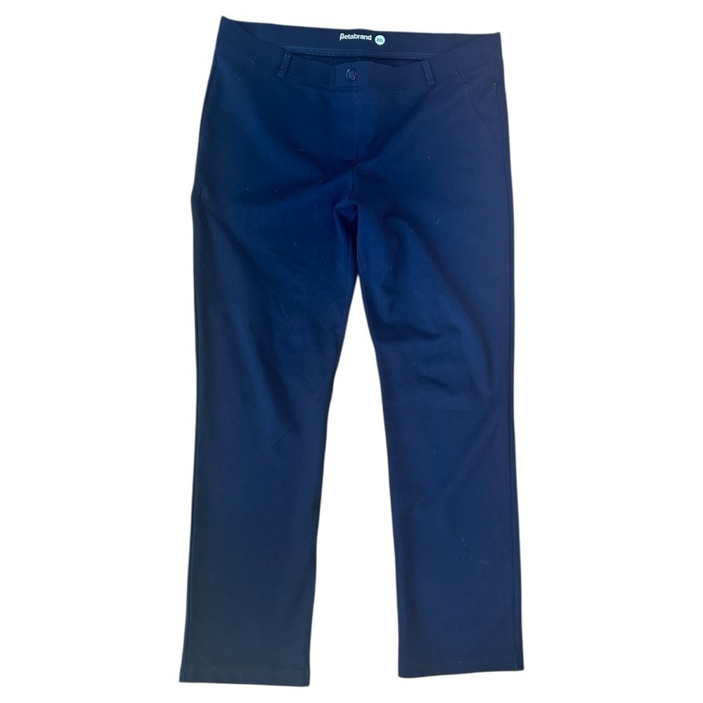 Betabrand Black Pull-On Ponte Legging Pants – Polished Comfort | Size XXL